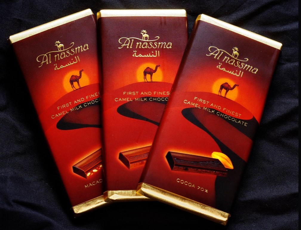 Al Nassma Camel Milk Chocolate bars 