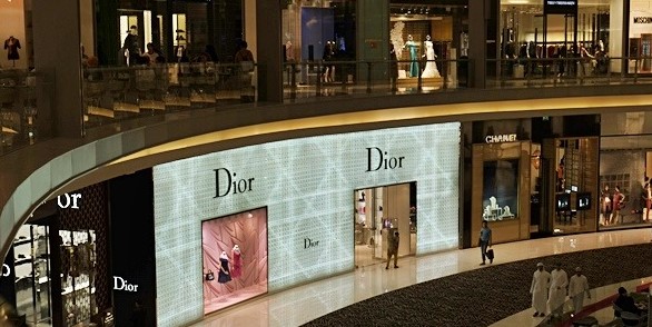 Dior brand store in Dubai Mall