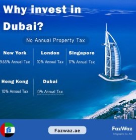 Inforgraphics for why to invest in Dubai