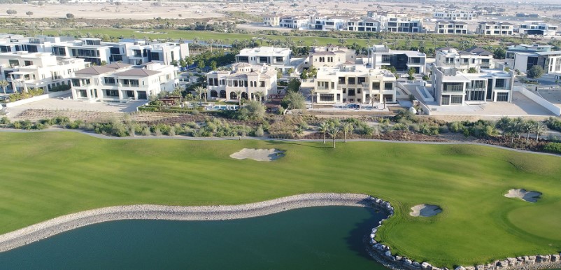 Damac Hill community overview shot