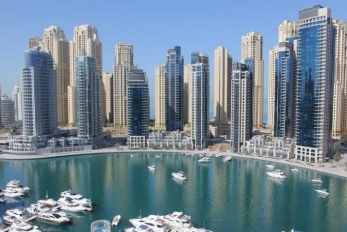 Dubai Marina Community View from Opal Tower