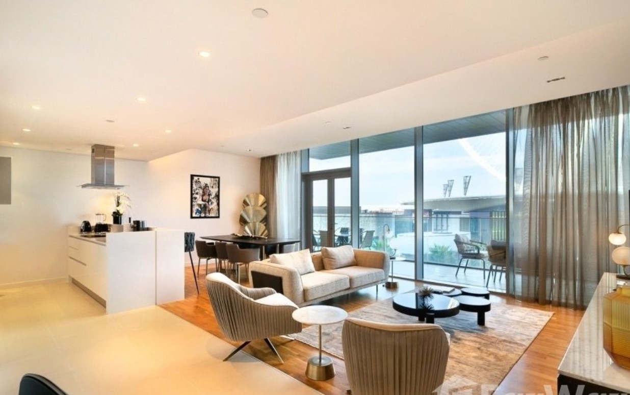 Living Room in Bluewater Residences, Dubai